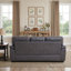 Ensemble de causeuse et canapé avec coussin décoratif Leathaire-116620094