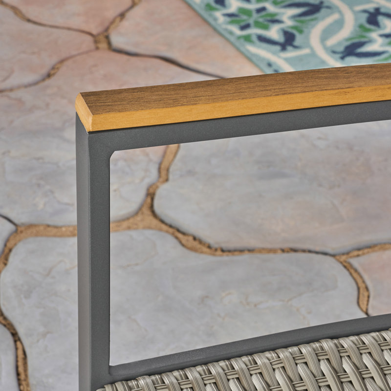 Chaise d'extérieur Boone, Grey
