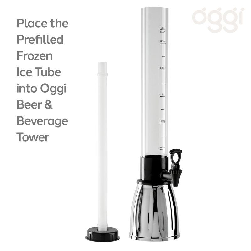 Oggi Barware 2 Piece Beverage Dispenser Set