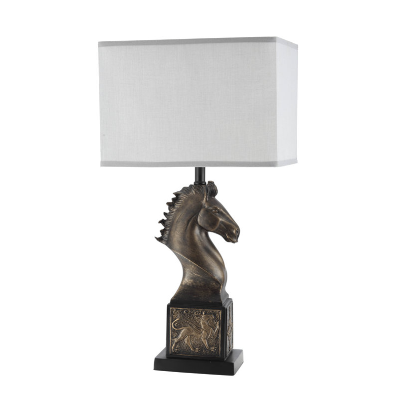 Lampe de table en laiton antique 27 po Lyndhur