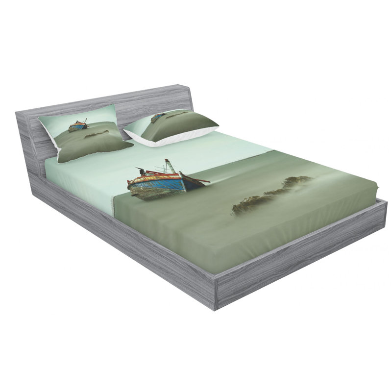 Microfiber Sheet Set, Full Sheet Set with Fitted Sheet