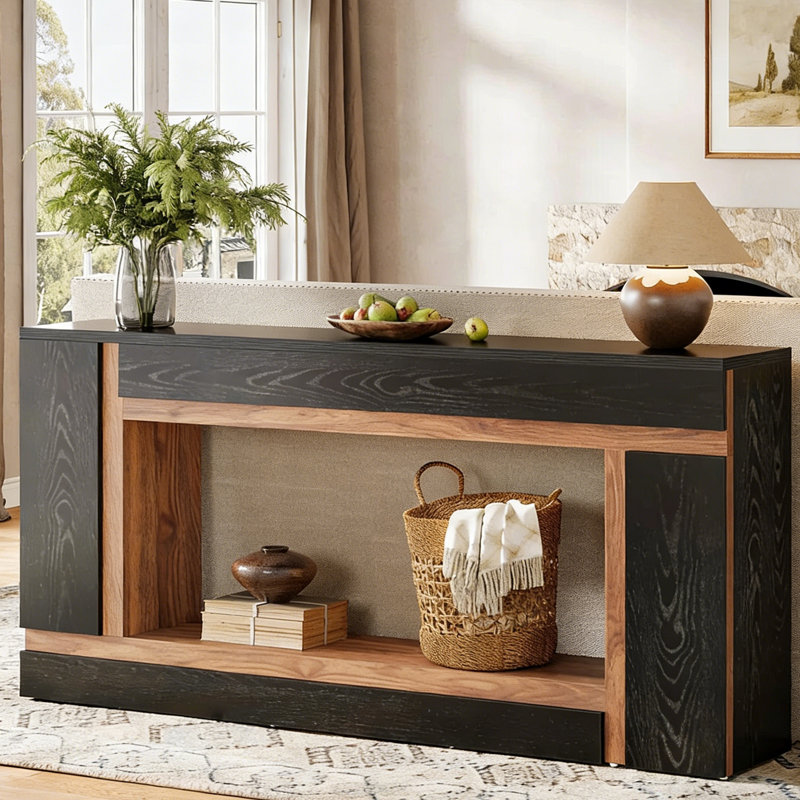 Console Retro Minimalist Art, H 31,5 po x l 70,87 po x P 11,81 po