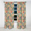 Motif botanique à feuillage aquarelle - Rideau floral - Rideau floral obscurcissant - 1 panneau-107561538