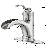 Brushed Nickel Bathroom Sink Faucet Waterfall Lavatory Vanity Mixer Taps w/Drain