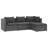 4 Pieces Sofa Seating Group with Cushions