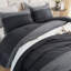 Ensembles d'édredon pleine grandeur Andency noir blanc gris - ensemble de literie léger 3 pièces, édredon toutes saisons en duvet synthétique (1 édredon, 2 taies d'oreiller)-124498872-124764803