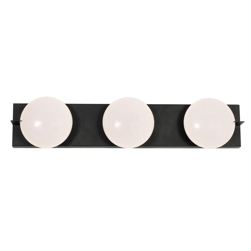 3 - Light Dimmable LED Vanity Light, Black