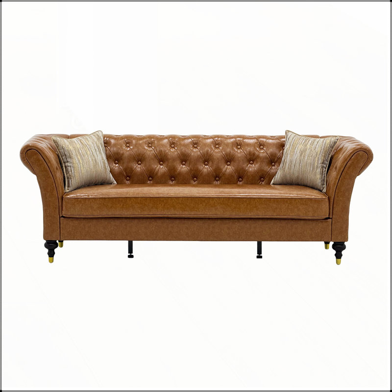 Canapé 88,5 po Classic Chesterfield