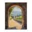 Toile Tranquil Garden Arch, design par Petal Prints Design-1135541542