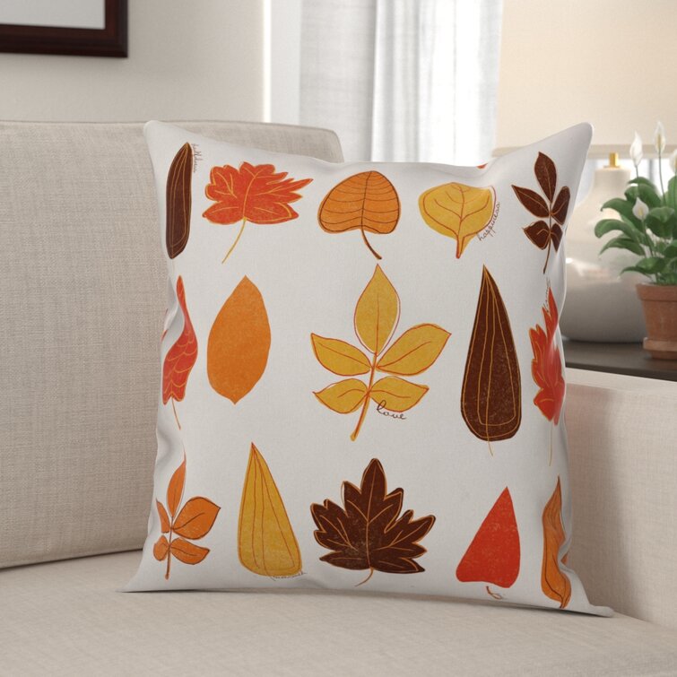 Autumn Leaves Pattern Pillows
