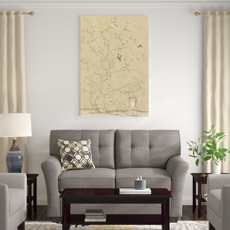 «Chinese Magnolias II» par Paul Montgomery, reproduction d'art sur toile tendue, H 48 po x l 32 po