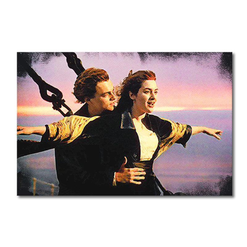 Wrapped Canvas Painting, 80cm H x 120cm W x 2cm D