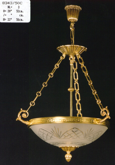 Culbreth 3 - Light Bowl Pendant, French Gold