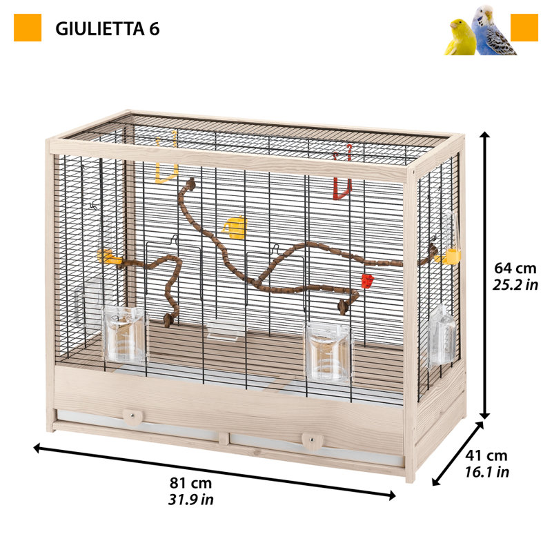Ferplast Birdcage Giulietta 6 81 x 41 x 64cm