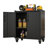 Heavy-Duty Metal Garage Storage Cabinet With Wheels - Sturdy And Durable Tool Storage Cabinet  Garage, Office, And Home Organizer Solutions-1947739709
