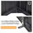 Outdoor Garage Shed With Lockable Double Hinged Doors-125847312