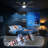 Whisper 52" 5-Solid Blade Classic Flush Mount Ceiling Fan with LED Light Kit and Remote Control，Nickel&Dark Gray-80009858