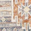 Tapis bleu / orange tissé à la machine Jamieson-460546667