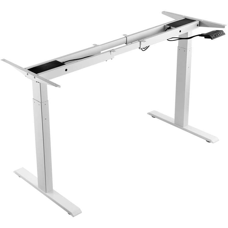 Mekhya Adjustable Metal Base Standing Desk Converter, 40.06" H x 70.08" W x 22.83" D