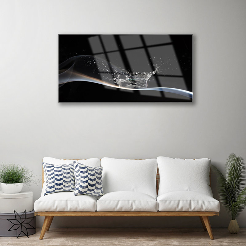 Art Abstract - No Frame Print on Glass