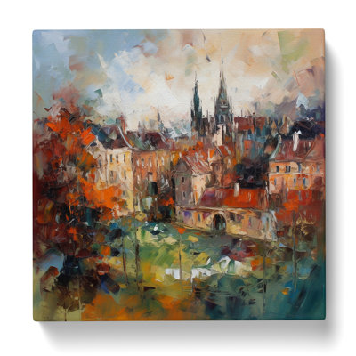 City Of Cambridge Abstract Expressionism No.2 - No Frame Print
