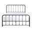 Lit plateforme grand lit, structure en métal bronze foncé pour utilisation-1586853585