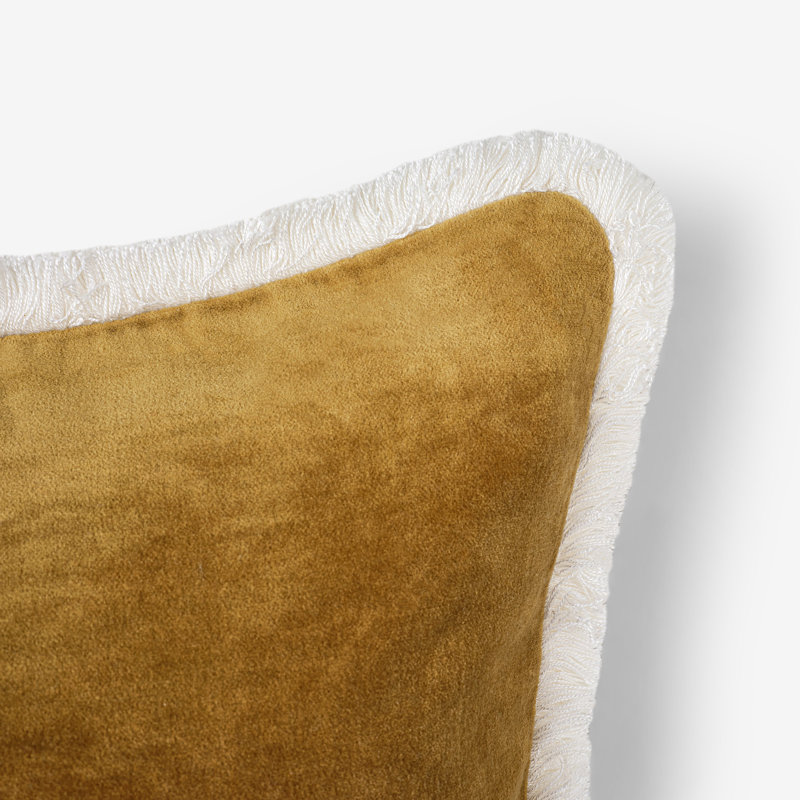 Brandermill Square Cushion, Mustard