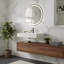 Wall-Mounted Bathroom Vanity with 30" Middle Resin Sink,3 Soft Close Drawer and 2 Side Cabinets