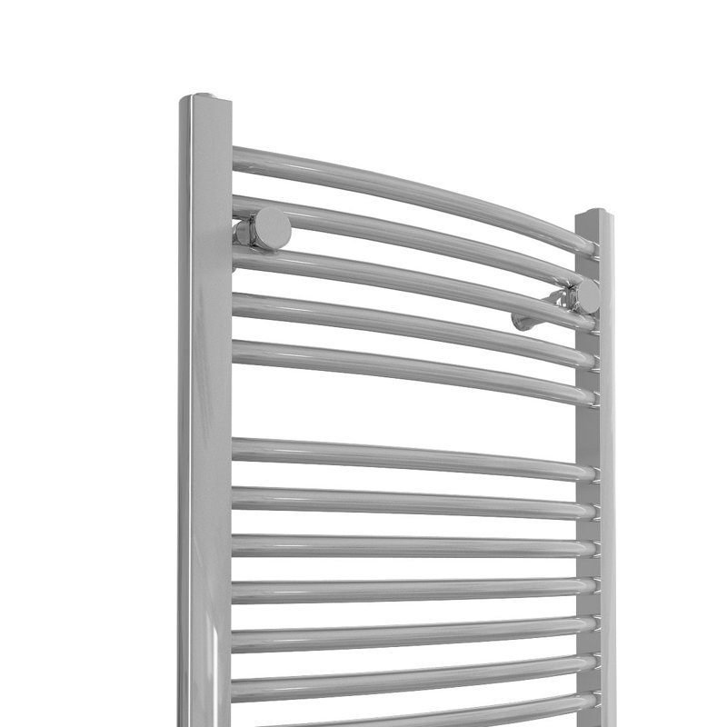 Aillee Curved Towel Rail Heated Towel Rails, 180cm H x 50cm W x 3cm D