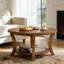 Solid Wood Coffee Table with Storage