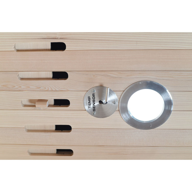 Sierra 2-Person Cedar FAR Infrared Sauna with Bluetooth