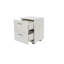 Domnique White 2 Drawer Bedside Table