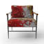 Chaise avec accoudoirs rembourrée Cardinal Sin Retro Delight-1528615530