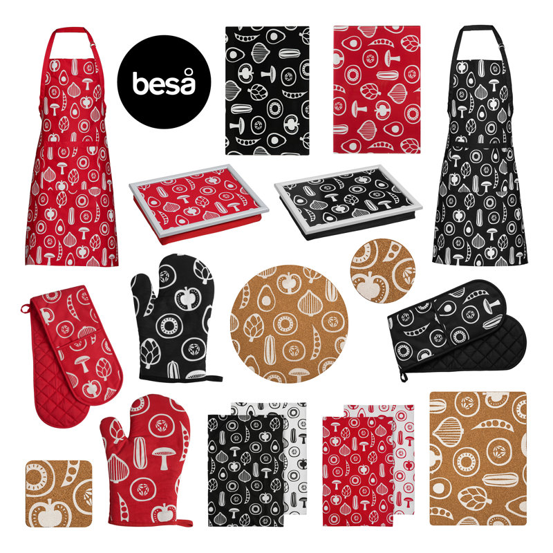 Bib Apron, Red