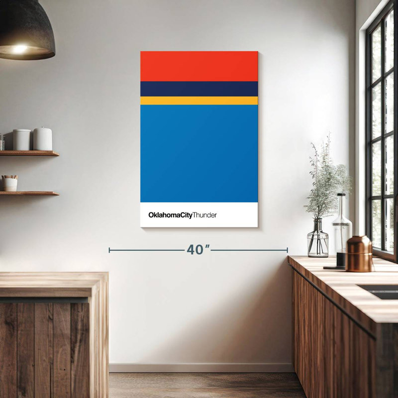 Sireci Oklahoma City Thunder, 39" H x 26" W