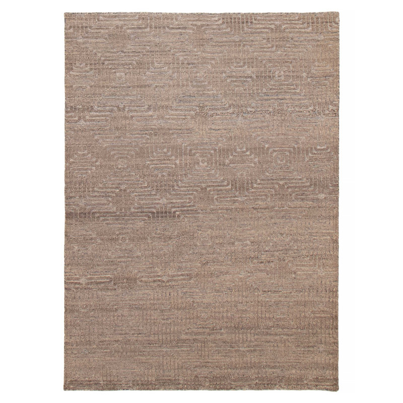Tapis taupe unique 5 pi 7 po x 7 pi 8 po Tangier