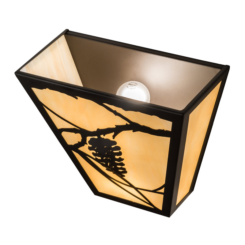 Rustic Lodge 2 - Light Flush Mounted Sconce, Oil Rubbed Bronze