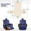 Housse pour fauteuil inclinable 100% imperméable, housses de canapé inclinables pour animaux de compagnie, chiens, housse de protection pour fauteuil inclinable avec sangles élastiques pour enfants (23,6 po, bleu)