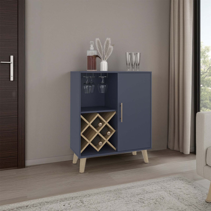 Armoire de bar moderne avec rangement ouvert Cave