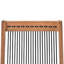 Chaise de patio pliante en bois