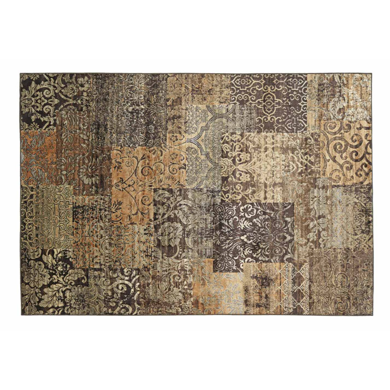Anupuma Damask Area Rug, Round 160cm