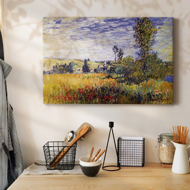 «Vetheuil» par Monet-Gallery, toile tendue, H 40 po x l 60 po