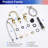 Widespread 2-handle Bathroom Faucet with Drain Assembly-82802446