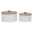 Metal Canister - Set of 2
