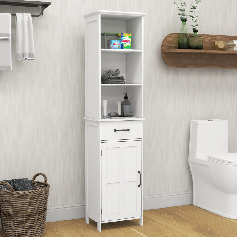 Floor Standing Cabinet With 1 Door And 1 Drawer -