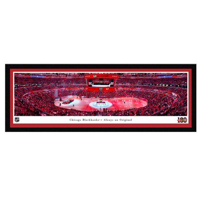 Chicago Blackhawks Centennial Ceremony - Select Frame