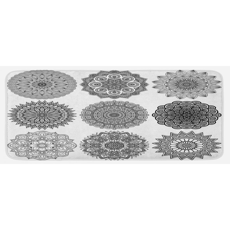Tapis de cuisine ornemental Mandala
