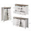 Ensemble de table de chambre à coucher 3 pièces Kriebel-337507042