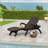 Charming Polypropylene Resin Chaise Lounge For Relaxing Outdoors