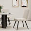 Chaise d'appoint en velours Bozhidar-167419422